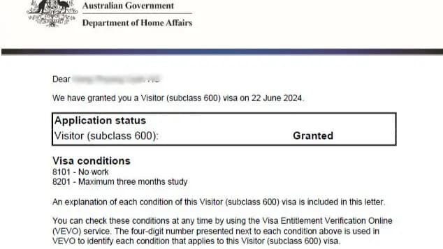 Kết quả Visa Úc do Visa Viettin hỗ trợ