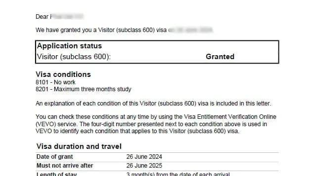 Kết quả Visa Úc do Visa Viettin hỗ trợ