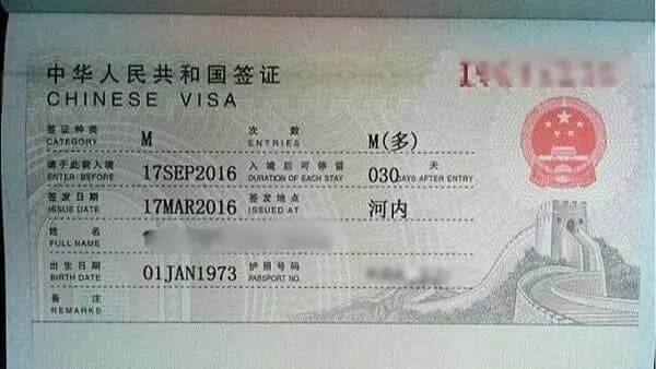 Kết quả Visa Trung Quốc do Visa Viettin hỗ trợ
