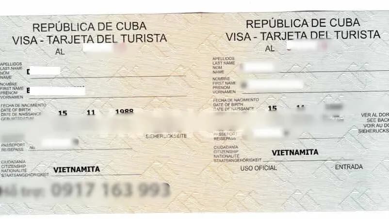Kết quả Visa Cuba do Visa Viettin hỗ trợ