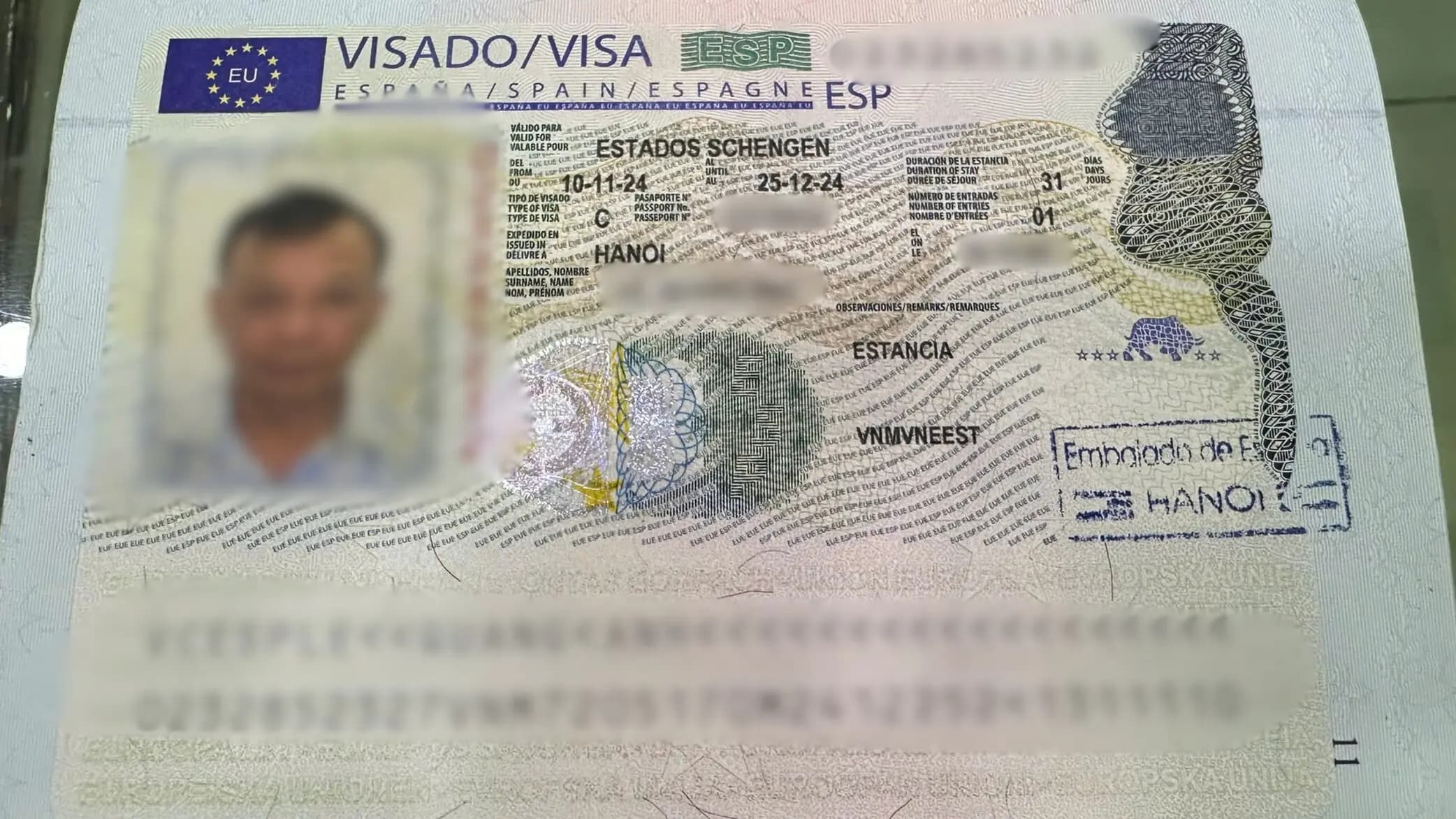 Kết quả Visa Tây Ban Nha do Visa Viettin hỗ trợ