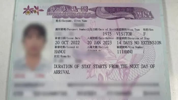 Kết quả Visa Đài Loan do Visa Viettin hỗ trợ