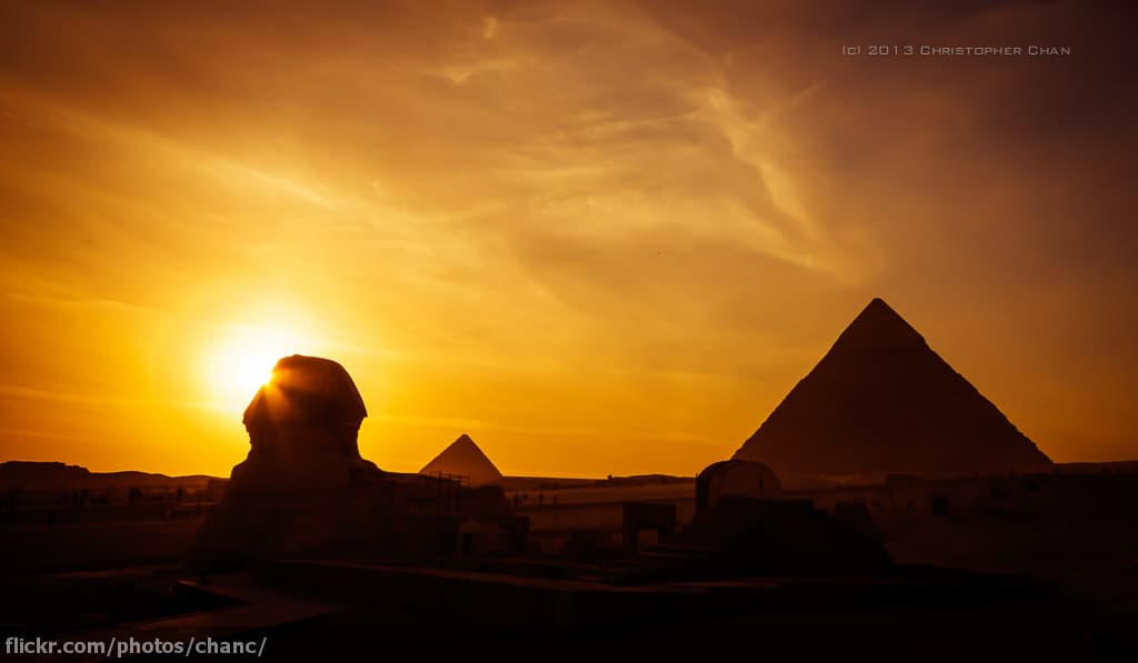 Kim tự tháp Giza & Nhân sư, Ai Cập